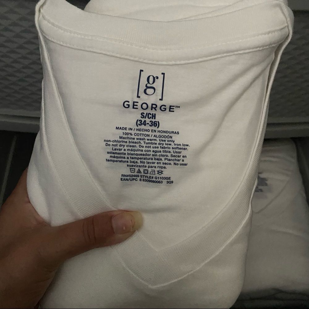 (5) Bundle ultra soft V-Neck T-shirts from George! NWT